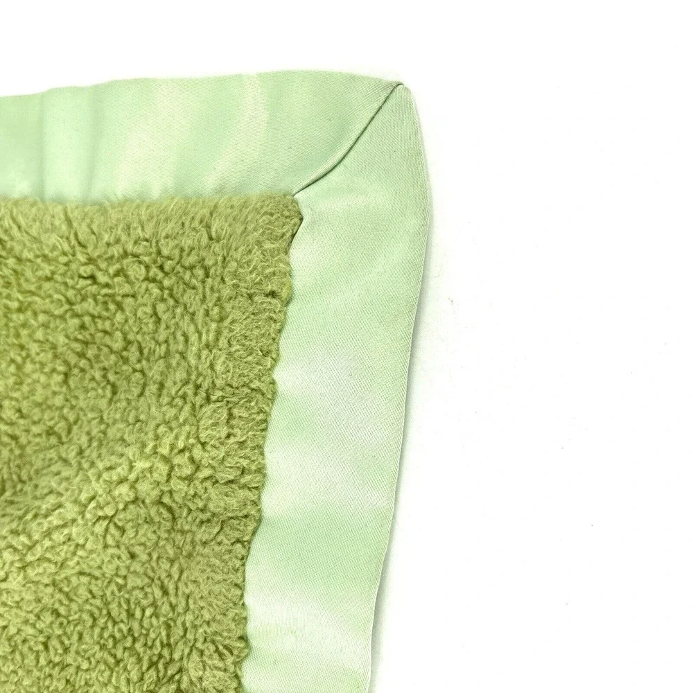 Apricot Lamb Stuffed‎ Animals Green Dinosaur Security Blanket/Lovey Satin Trim
